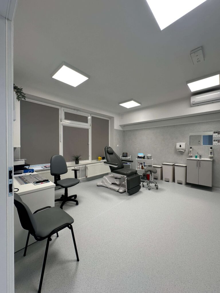 Gabinet leczenia ran laseroterapia